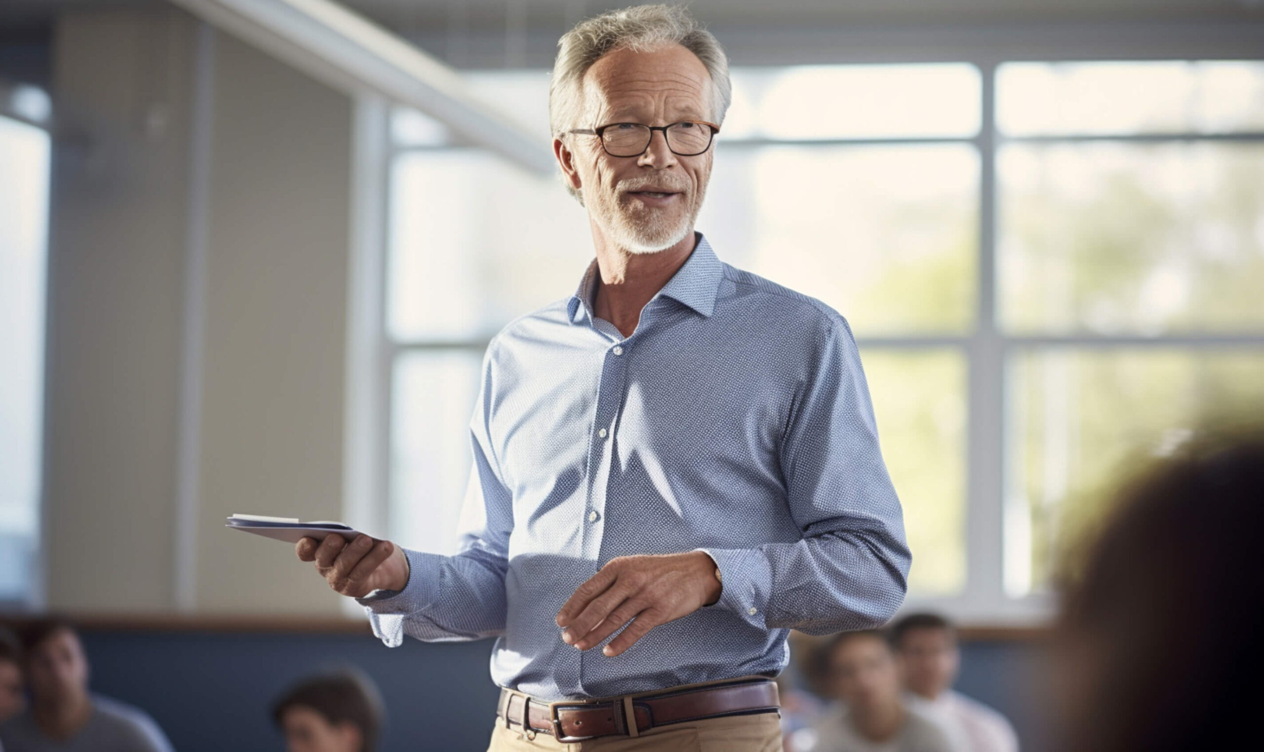 Ex leerkracht stimuleert lesgeven in digitale geletterdheid en geeft het voorbeeld bij het implementatietraject